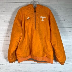 Vintage Tennessee Volunteers Windbreaker XL 1/4 Zip Reversible Puff Adidas